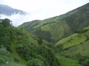 Mountains around Otavalo